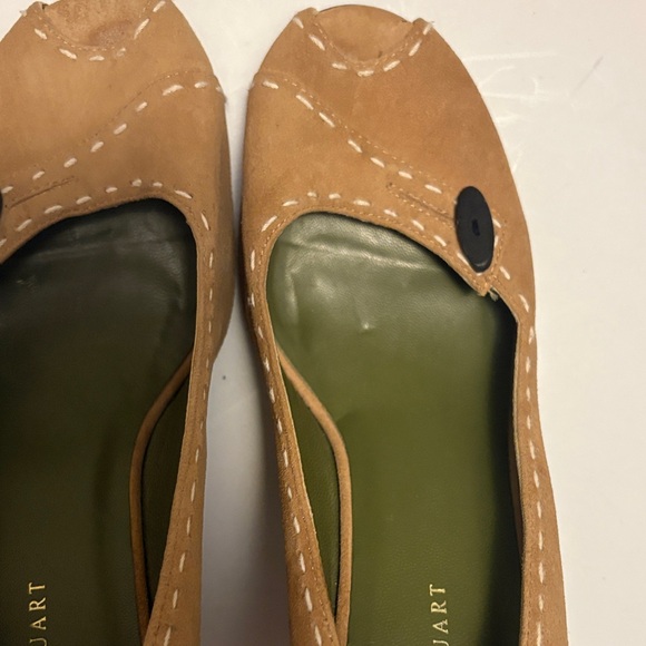 Colin Stuart Brown Suede Loafers with Olive Insole - Picture 8 of 10